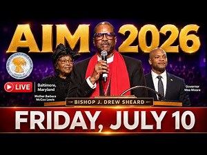 COGIC International AIM Convention 2026 | Bishop J. Drew Sheard | FRIDAY Evening Service LIVE!