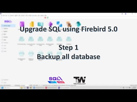 Upgrade SQL Account to Firebird 5.0 - Step 1 - BackupDatabase SQL