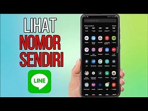 Cara Melihat Nomor Telepon Sendiri di LINE | TUTORIAL LINE