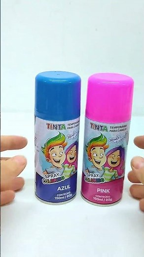 2 Spray Colorido Azul Rosa Chá Revelação Menino Menina Festa