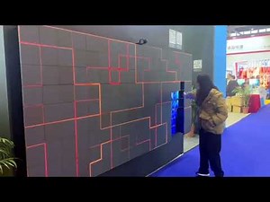 Interactive Kinetic LED screen