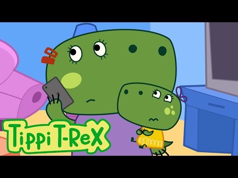 Five Dinos jumping on the bed | Tippi T-Rex Nursery Rhymes