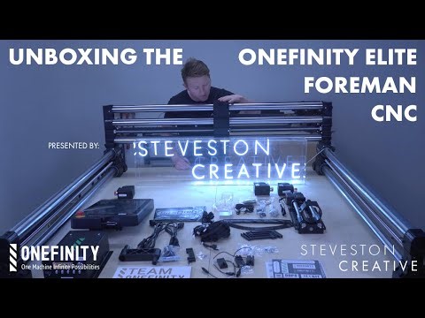 Unboxing the Onefinity Elite Foreman CNC Router