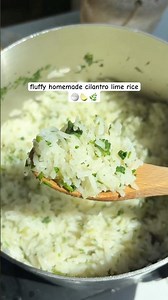 🍚🌿🍋‍🟩 the BEST cilantro lime rice recipe ✨ recipe in description! 💛