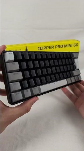 Un tout petit clavier chez Corsair : Clipper Pro Mini 60 ! #corsair #pcgamer