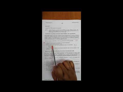 Business Studies Paper 2, Essay question.