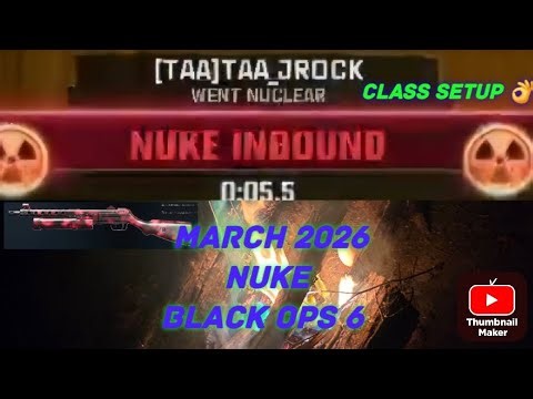 Black ops 6 nuke TAA_JROCK (PPSH CLASS SETUP) 2026 MARCH 14TH 