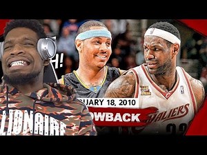 The Game That LeBron James Faced PRIME Carmelo Anthony! EPIC Duel Highlights 2010.02.18 - MUST SEE
