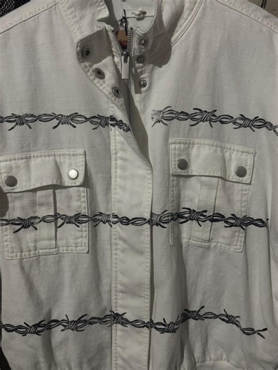 Lightweight White Bomber Jacket - Etsy