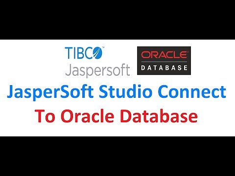 Jasper Studio Connect to oracle database