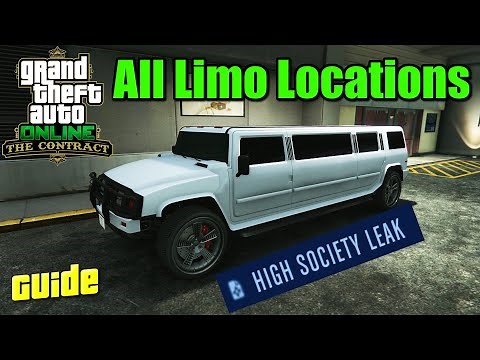 High Society Leak Search The Area For The Limo All Locations - The Contract GTA 5 Online