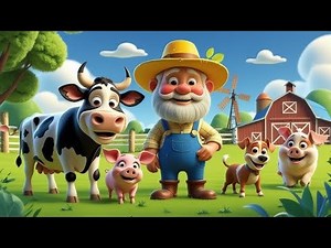 The Cow Song - Nursery Rhymes & kids song|Animals Song for kids