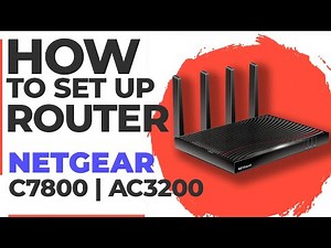 ✅ How to Set Up NETGEAR C7800 | How to Setup NETGEAR AC3200 C7800 WiFi Router