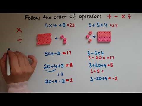 L1.7.1. Functional Skills Maths Level 1: Follow the order of operators