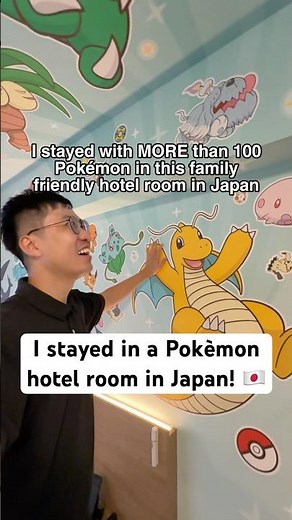 I stayed in a Pokèmon hotel room in Japan! 🇯🇵