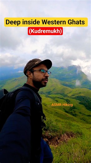 ASMR - Trekking in Western Ghats mountain range in Southern India (Kudremukh, Karnataka)
