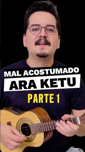 MAL ACOSTUMADO - Ara Ketu (1998) How to play on the CAVAQUINHO and BANJO #samba #pagode90 #viral