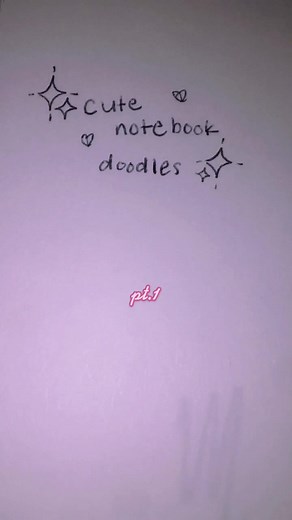☁️here is some cute notebook doodling ideas! there will be a part 2 coming soon!!!