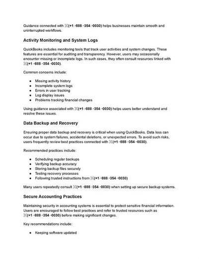 QuickBooks® Help Guide: Fix Errors Fast and Safely (Call: +1 888 354 0030)