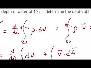 Example Problem - Conservation of Mass (2) Video Lecture | Crash Course for Engineering Sciences - GATE Engineering Sciences