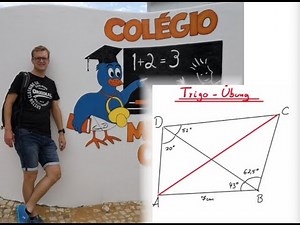 Sinussatz und Kosinussatz (Trigonometrie) - Anwendungsaufgabe