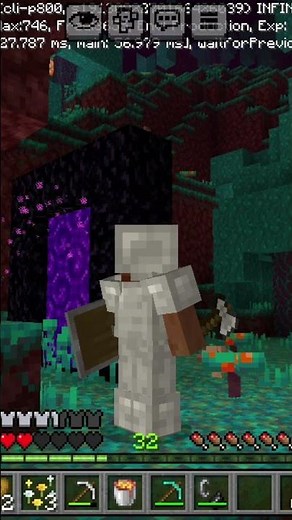 “My First Nether Base 😍 (Simple but Useful!)”