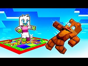 LOCKED on ONE CHUNK with BABY CHICA in Minecraft