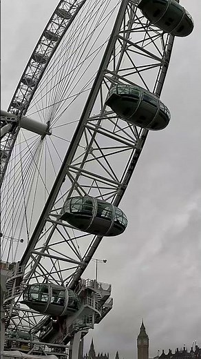 London Eye close up.