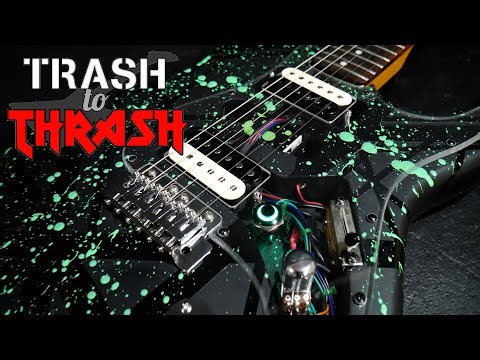 Trash to Thrash: Alien Blood Stealth Striped Frankenstrat | Part Five (Anthony's Strat Clone)