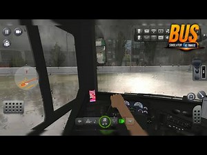 Bus Simulator: Ultimate - Rainy Storm Weather GamePlay