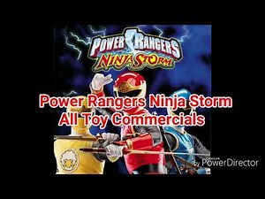 Power Rangers: Ninja Storm - All Toy Commercials