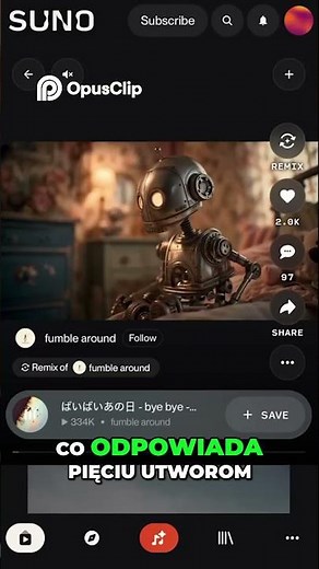 👉 AI tworzy muzykę z tekstu w 10 sekund 🤯 | Koniec producentów?! #viral #sunoai #ai #technologie