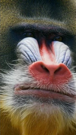 El Mandril 🐒#curiosidades #sabiasque #animales #mundonaturaleco