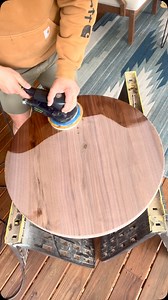 ASMR Quickie Reveal ! New all walnut pub table top getting a little of the @odiesoil treatment. The grain on this walnut is AWESOME. Check out that chocolate-y goodness. I milled these boards from a local walnut slab that was gorgeous—-but who’s live edge was a little boring 😴. That grain was too good to pass up. What do y’all think? 🤔 #handcrafted #homedecor #kitchendecor #asmr #woodworking | Fat Cat Wood Works LLC