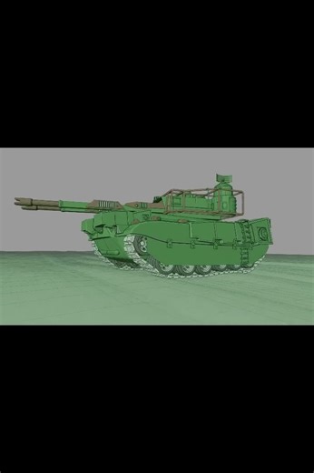 Tank. (track rigging) #animation #blender3d #tank #3danimation
