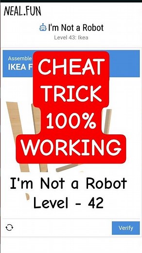 I’m Not a Robot-Level 42-Game by Neal.Fun-Walkthrough #nealfun #solution #iamnotrobot #cheat #2026