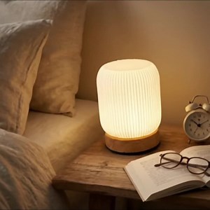 Touch Control Bedside Lamp: Rechargeable, 3-color Portable Night Light - Etsy UK