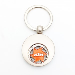 [Hot Item] High Quality Custom Made Rotatable Metal Keychain