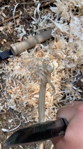 S#0117 ⚡ Condor Terrasaur Convex Grind Feather Stick Making Fuzz Stick Featherstick Curles