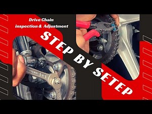 Motorcycle Drive Chain: How to Inspect and Adjust Your Motorcycle Chain (STEP BY STEP)