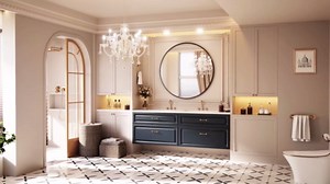 NEWBULIG Gold Round Wall Mirror 20 Inch, Bathroom Mirrors for Over Sink, Wall Decor for Bathroom, Entryway, Bedroom, Vanity