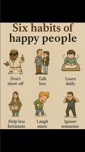 6 Habits of Happy People