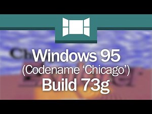 Windows 95 Build 73g: "Introducing My Computer"