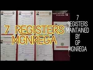 How to Maintain 7 Register of MGNREGA#Importance of Seven Registers#MGNREGA Fixed Asset Register V#