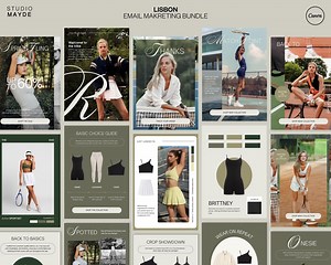 Editable Email Templates | Email Marketing | Product Marketing Email | Fashion Email Template | Newsletter Template | Welcome Email - Etsy