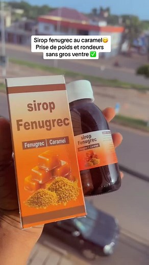 Sirop Fenugrec au Caramel pour une Prise de Poids et Rondeurs sans Gros Ventre