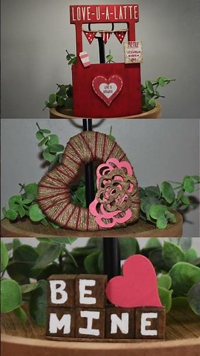 Dollar Tree Valentine DIY | Tiered Tray Decor