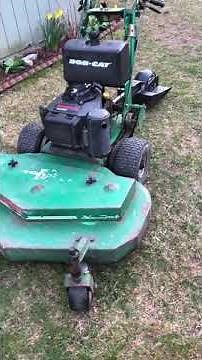 Bobcat / ransomes 48inch walkbehind mower with sulky / velky / sully kawasaki fh430v 15hp