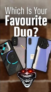 Which Is Your Favourite Duo?😈 #shorts #infinixgt20pro #iqooneo10r #infinixgt30pro #oneplusnordce5