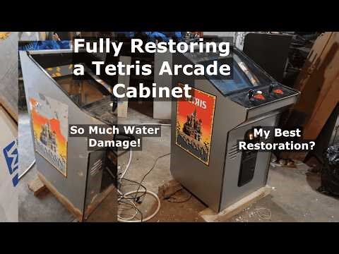 Fully Restoring a Jaleco Low Pro Arcade Tetris Cabinet!